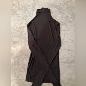 Zara Charcoal Long Sleeve Top